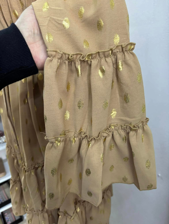 Mini Vestido Lunares Abotonado  Con Cinturón Modelo Rosario