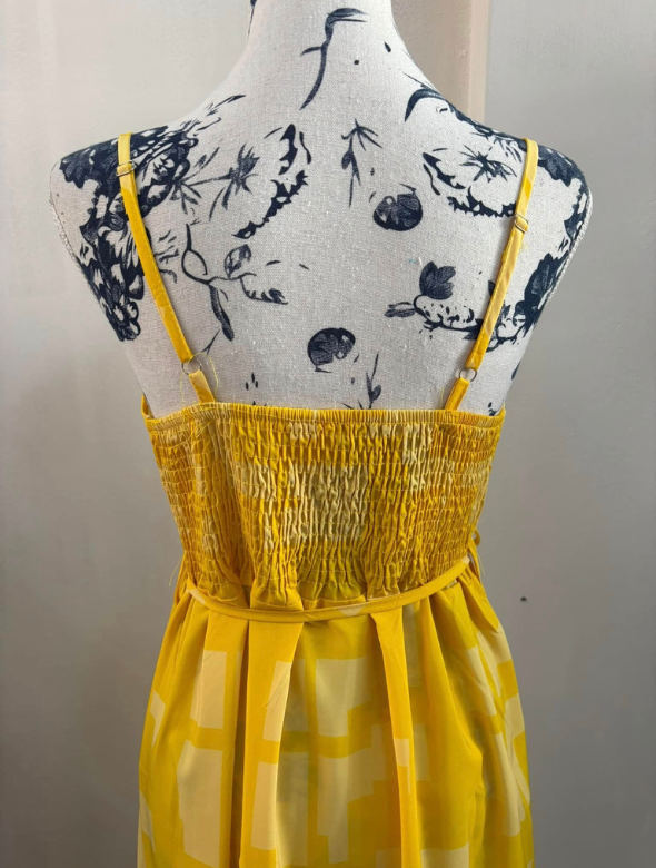 Vestido Largo Estampado Modelo Paraná