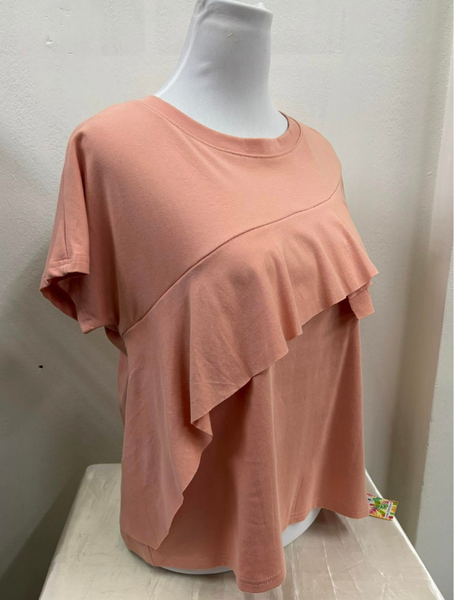 Polera con vuelos modelo Rosario