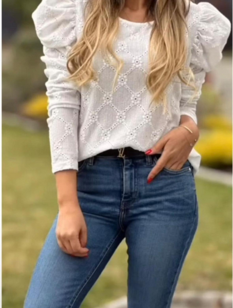 Polera Manga Princesa Modelo Anemona