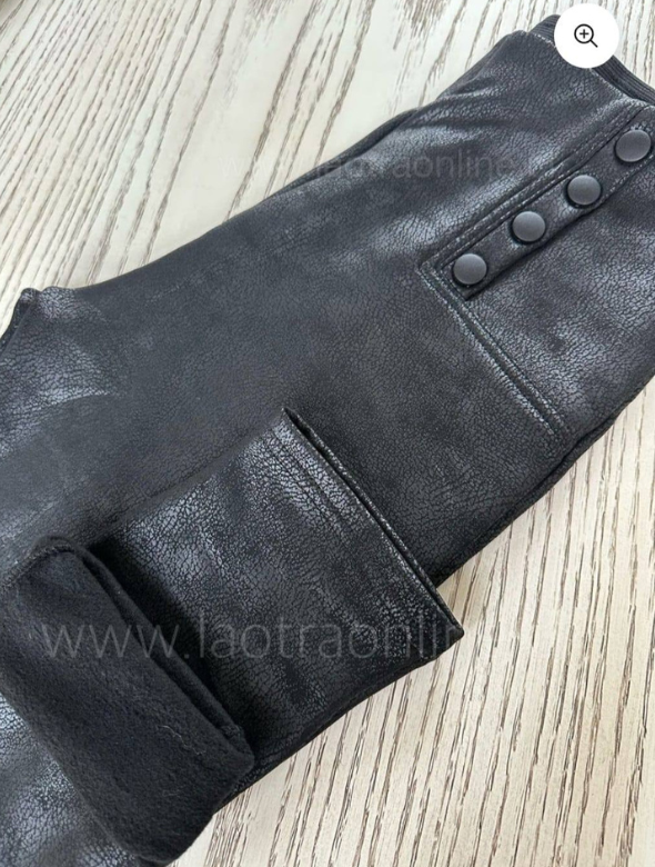 Calza Forrada Estilo Ecocuero Elasticada Modelo Thai