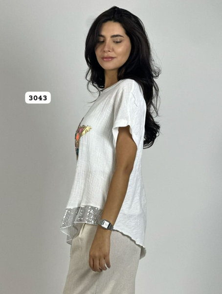 Blusa Asimetrica Modelo Zola