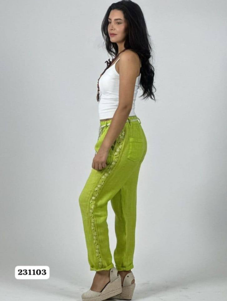 Pantalon Jogger italiano modelo Roberta