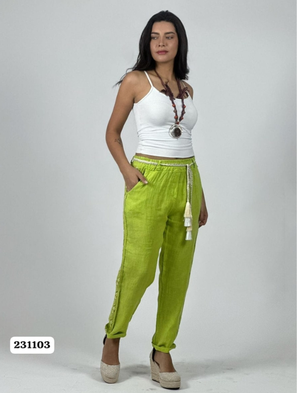 Pantalon Jogger italiano modelo Roberta