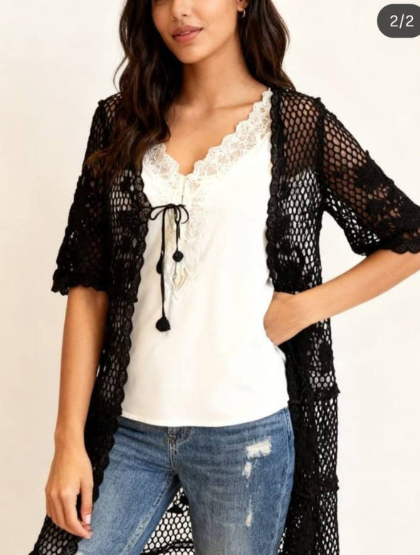 Chaleco Tejido  modelo Regina