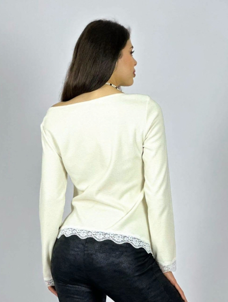 Polera Mujer asimetrica Lanilla Modero Lizeth