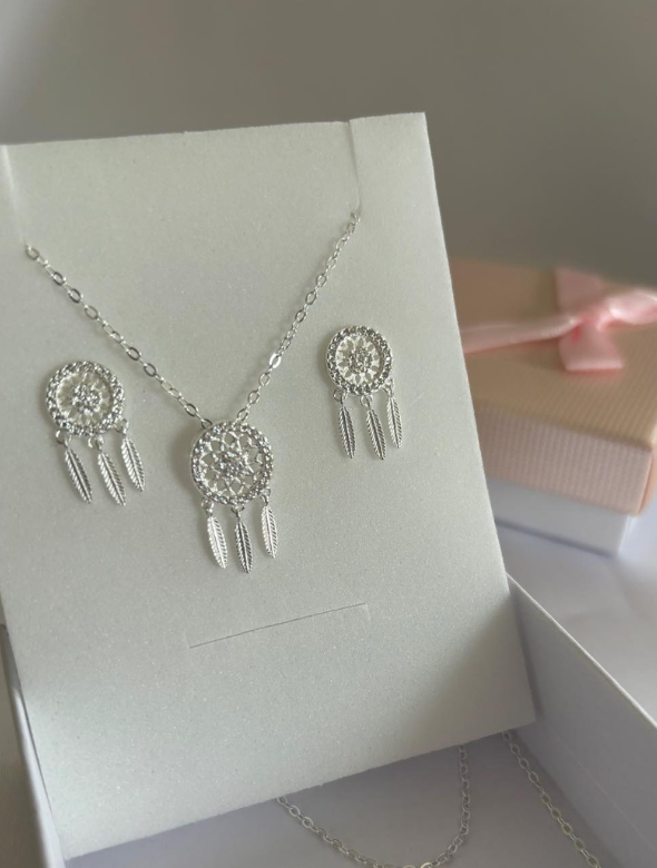 Conjunto Plata Atrapasueños