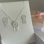 Conjunto Plata Atrapasueños