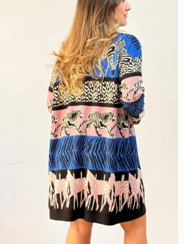 cardigan Print Modelo Sofia