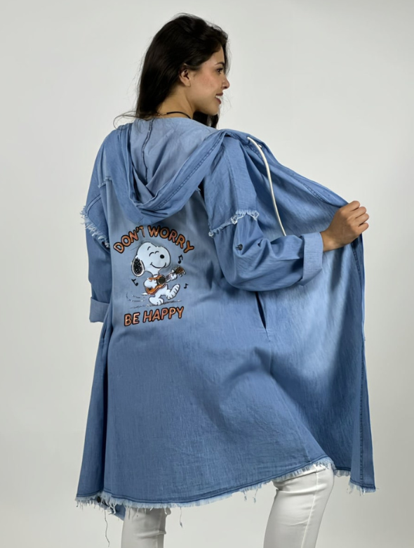 Blusón Mezclilla Colección Snoopy