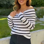 Sweater Rayas Modelo Luisa