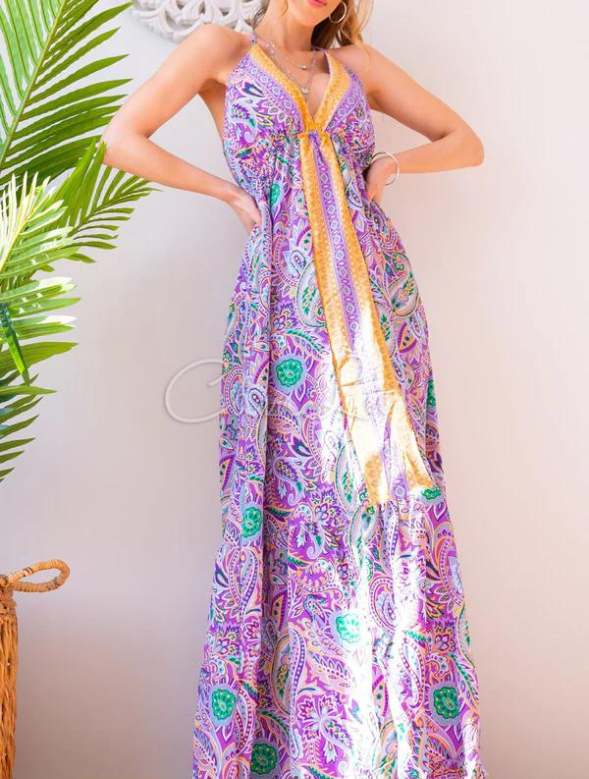 Maxi Vestido Boho  Bahamas