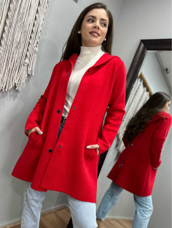 Abrigo abotonado modelo Dallas