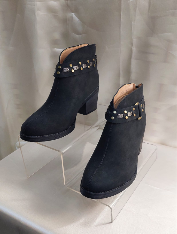 Botin Mujer Negro Modelo Arizona