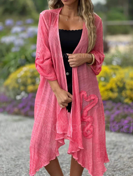 Tapado Bambula Mujer Color Coral Modelo Lucia