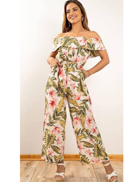 Enterito Estampado con bolsillos Modelo Moira