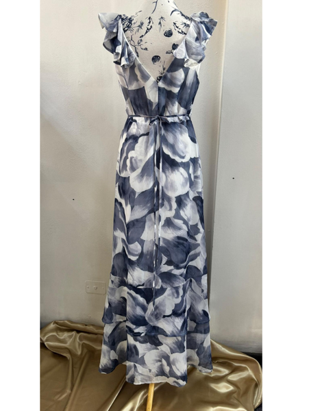 Maxi Vestido envolvente Cruzado Modelo Ania