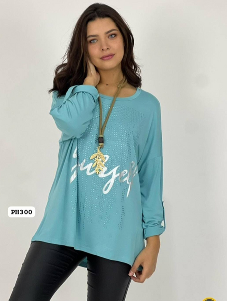 POLERA MANGA LARGA MODELO SOFIA