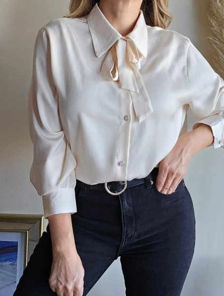 Blusa con Amarra Modelo Olivia