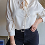 Blusa con Amarra Modelo Olivia