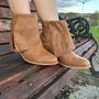 Zapato Botin Eco cuero Camel Modelo Jeiza