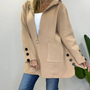 Abrigo color Beige con cierre Modelo Barcelona