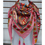 Pañuelo Estampado Boho Color Rosa