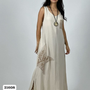 Vestido Largo crepe Modelo Mallorca