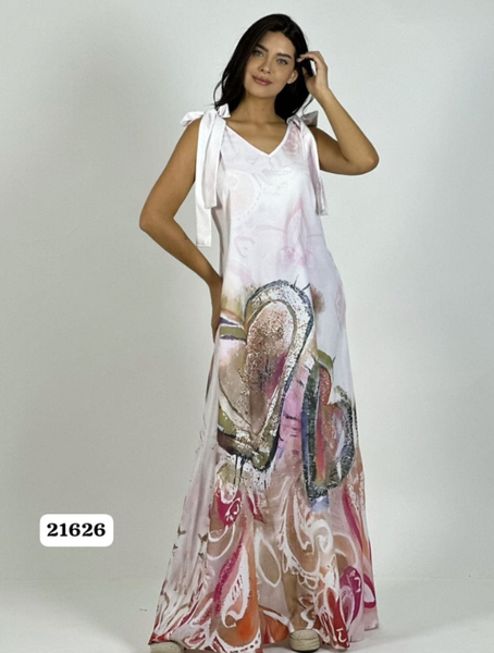 Vestido Estampado corazones modelo Auris