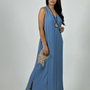 Vestido Largo crepe Modelo Mallorca