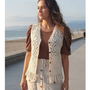 Chaleco Boho con flecos Modelo Aranza