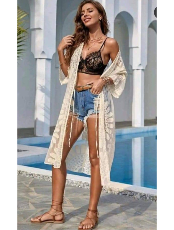 Kimono  largo Modelo Acapulco