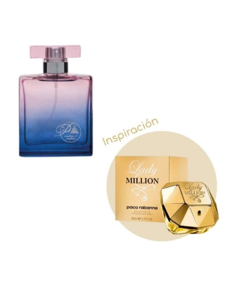 Perfume Mujer Inspirado en Lady Million – 100 ml