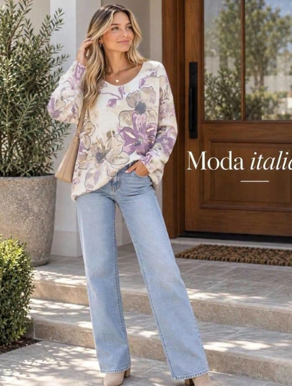 Sweater mujer italiano modelo Lidia