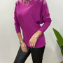 Sweater elasticado con aplicaciones modelo Alicia