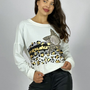 Polera algodón Corazón print Modelo Liz