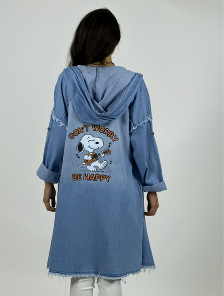 Blusón Mezclilla Colección Snoopy