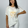 Polera Mujer Acetato Holgada Estampada Modelo Damla