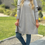 sweater spandex Liso Modelo Luciana
