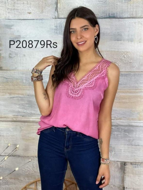 Lencera Rosa Modelo Francia